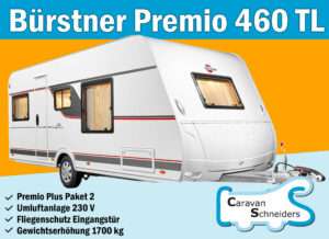 Wohnwagen Bürstner Premio 460 TL Verkauf